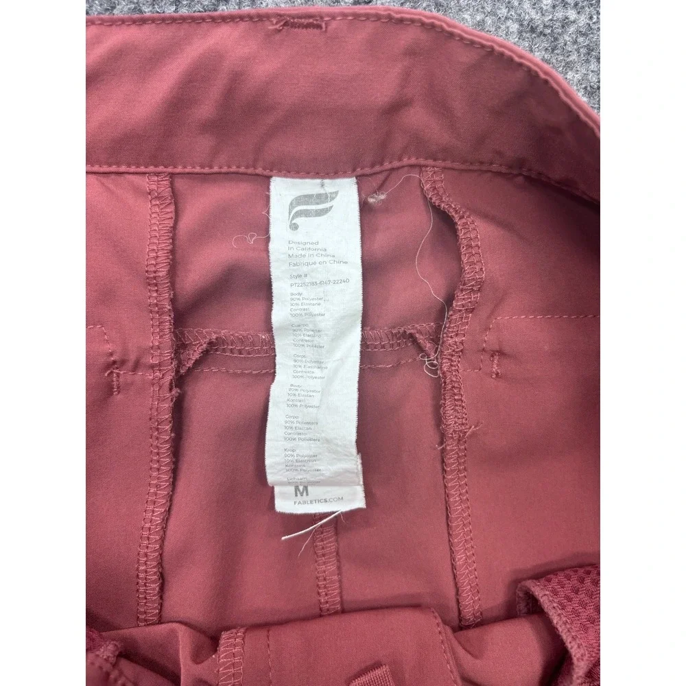 Fabletics Mens One Pant Dusty Rose Mauve Stretch Tapered Chino PT2252183 Size M